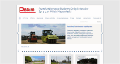 Desktop Screenshot of pbdim.com.pl