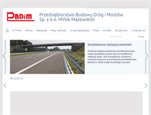 Tablet Screenshot of pbdim.com.pl